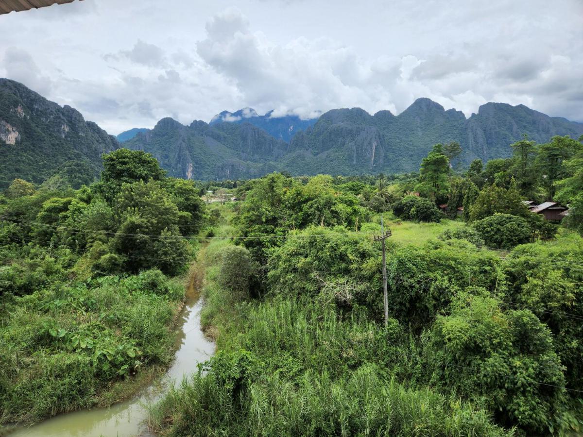 Blue Guesthouse Vang Vieng Exterior photo