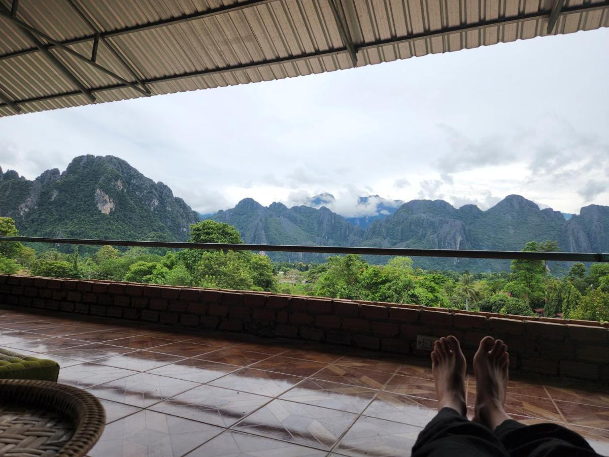 Blue Guesthouse Vang Vieng Exterior photo