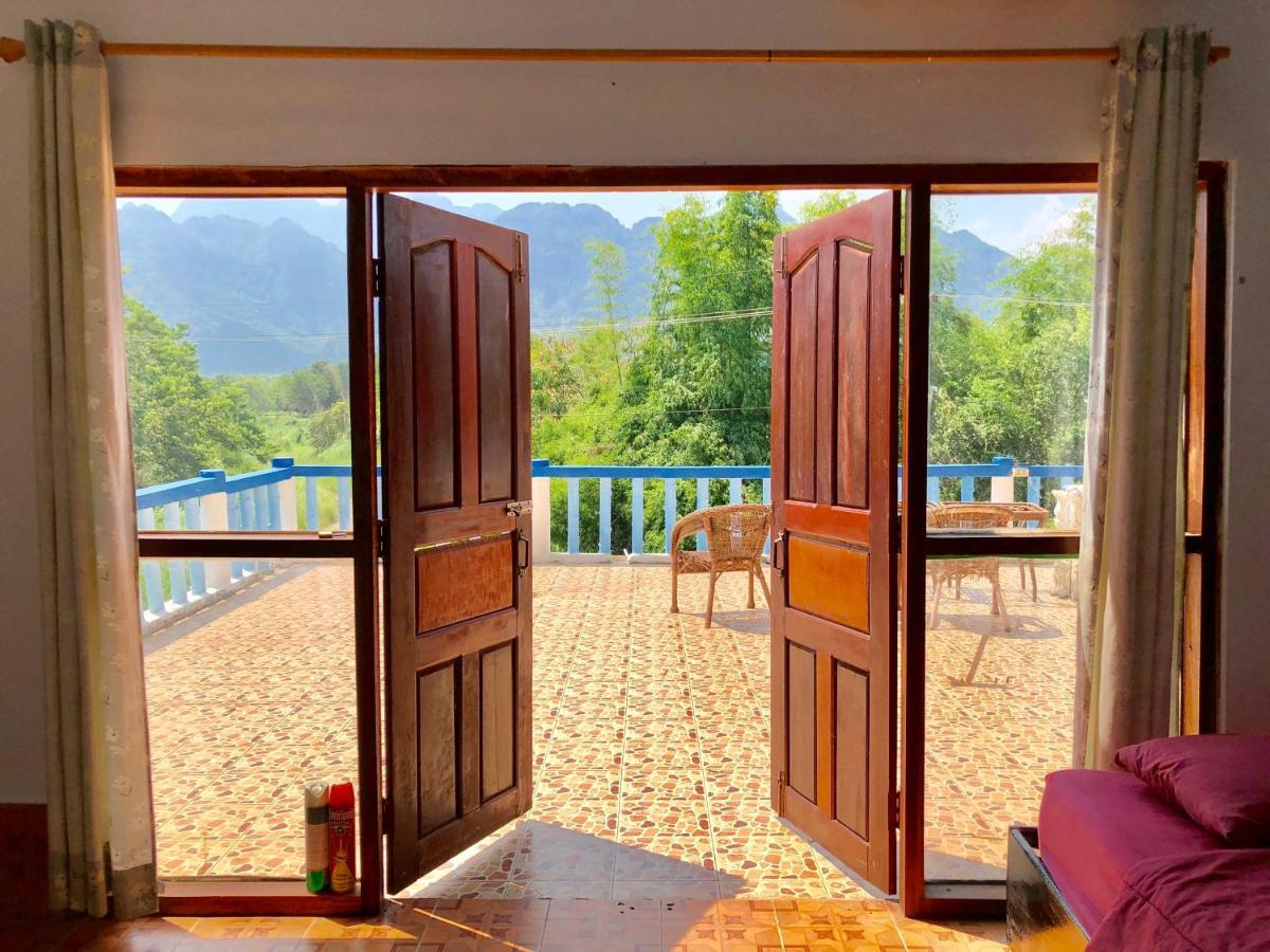 Blue Guesthouse Vang Vieng Exterior photo