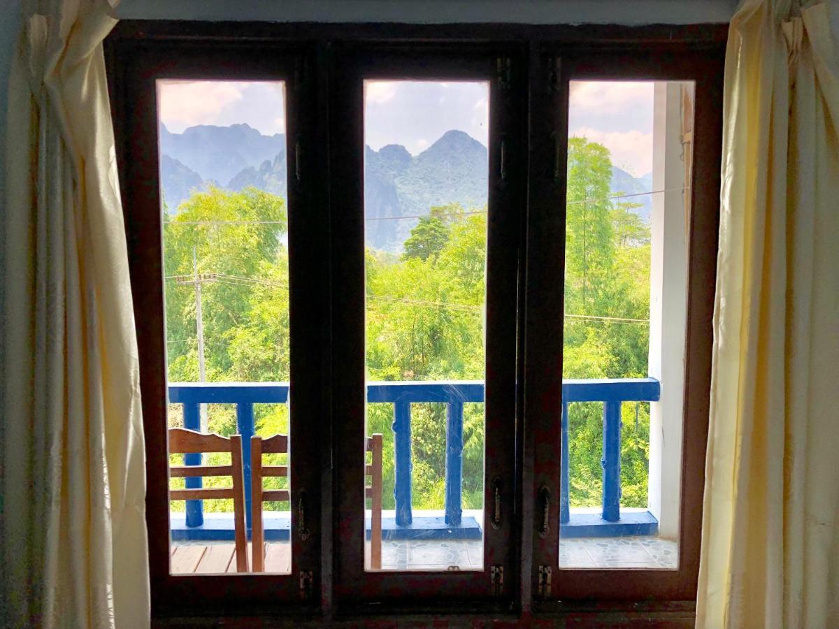 Blue Guesthouse Vang Vieng Exterior photo