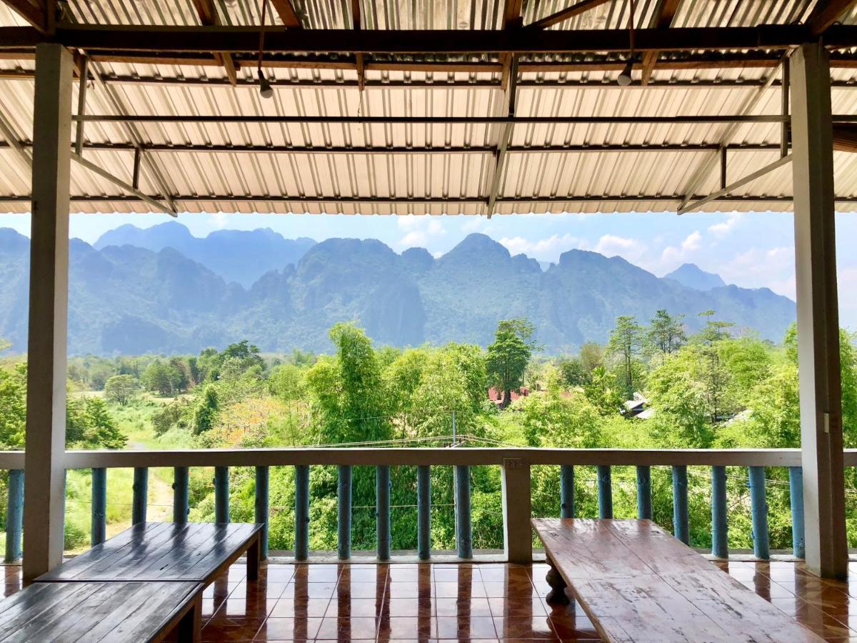 Blue Guesthouse Vang Vieng Exterior photo