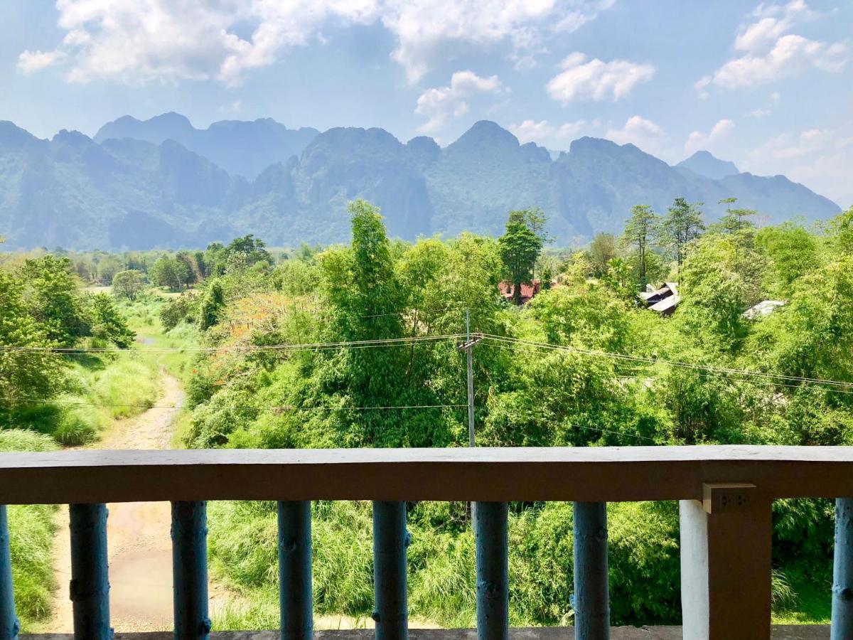 Blue Guesthouse Vang Vieng Exterior photo